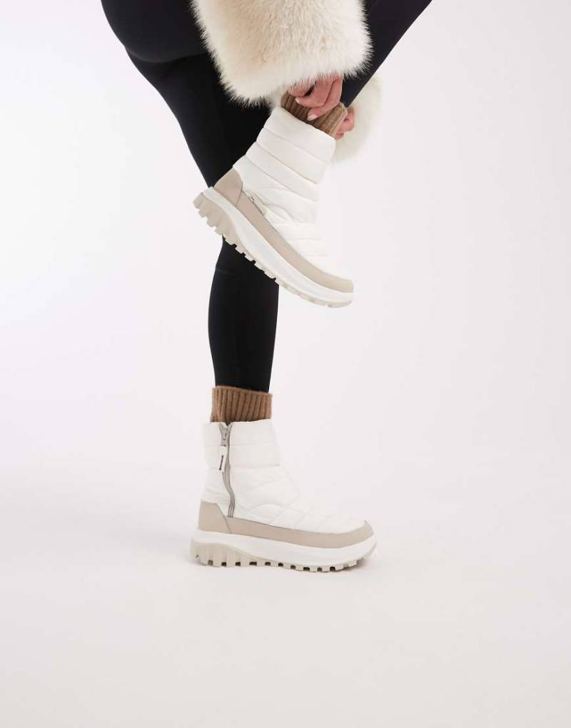 Columbia - Snowtrot - Stiefel in Weiß mit mittelhohem Schaft von Columbia