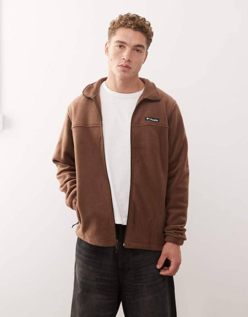 Columbia - Steens Mountain 2.0 - Fleecejacke in Braun mit durchgehendem Reißverschluss-Brown von Columbia