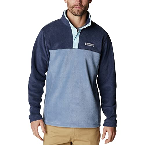 Columbia Herren Steens Mountain Half Snap, Bluestone/Collegiate Navy/Sky Blue, Large von Columbia