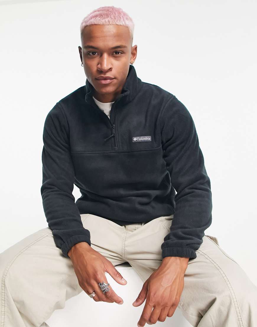 Columbia - Steens Mountain - Fleece-Sweatshirt in Schwarz mit kurzem Reißverschluss Columbia - Steens Mountain - Fleece-Sweatshirt in Schwarz mit kurzem Reißverschluss von Columbia
