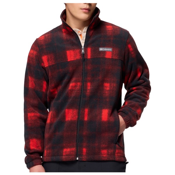 Columbia - Steens Mountain Printed Jacket - Fleecejacke Gr S rot von Columbia
