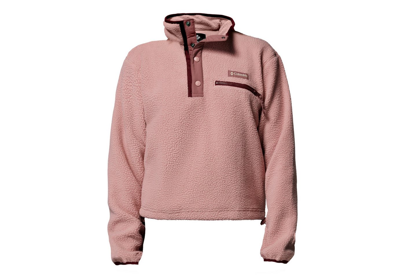 Columbia Stehkragenpullover Helvetia™ II Cropped Half Snap Fleece mit verstellbarem Saum von Columbia