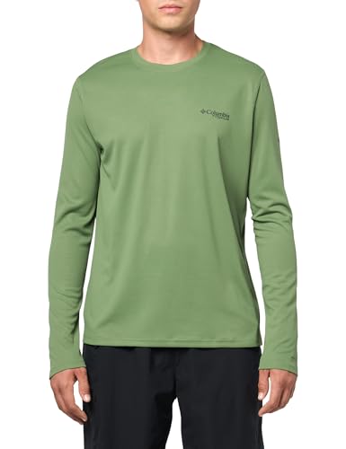 Columbia Summit Valley Long Sleeve Crew für Herren, Canteen, Größe 5XL Große Größen von Columbia