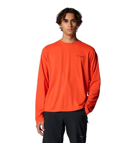 Columbia Summit Valley Long Sleeve Crew für Herren, Spicy, Größe XXL von Columbia