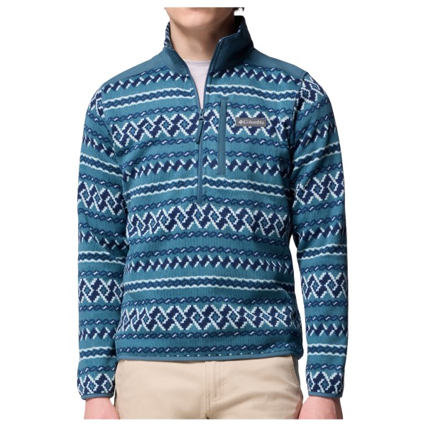 Columbia - Sweater Weather Printed Half Zip II - Fleecepullover Gr XXL blau von Columbia