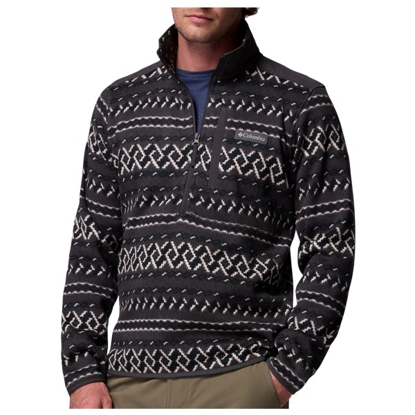 Columbia - Sweater Weather Printed Half Zip II - Fleecepullover Gr XXL schwarz/grau von Columbia