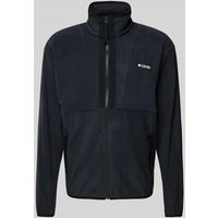 COLUMBIA Sweatjacke mit Label-Details in Black, Größe L von Columbia