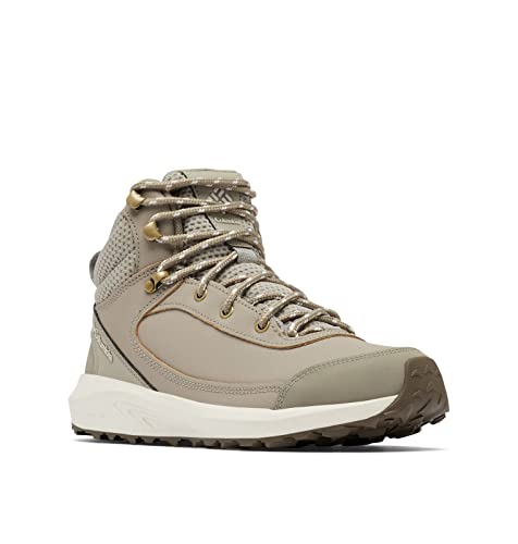 Columbia Trailstorm Peak Mid Wanderstiefel für Damen, Schwarz (Kettle x Light Sand), 40.5 EU von Columbia
