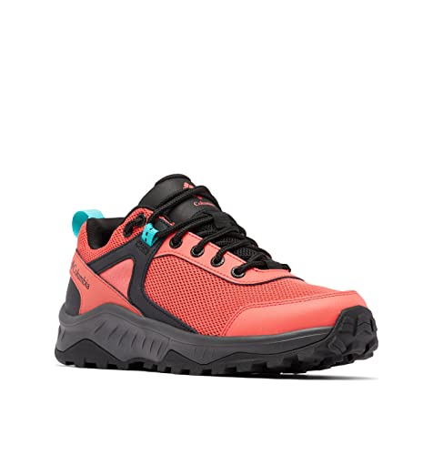 Columbia Trailstorm Ascend WP wasserdichte Wanderschuhe für Damen, Rot (Red Coral x Bright Aqua), 38.5 EU von Columbia