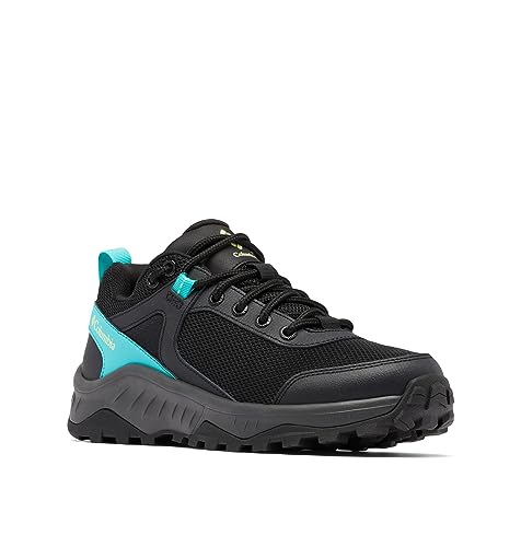Columbia Trailstorm Ascend WP wasserdichte Wanderschuhe für Damen, Schwarz (Black x Bright Aqua), 41.5 EU von Columbia