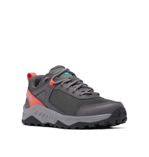 Columbia Trailstorm Ascend Waterproof, wasserdichte Trekking- und Wanderschuhe mit niedrigem Bund, Dark Grey/Red Coral, Columbia Trailstorm Ascend Waterproof, wasserdichte Trekking- und Wanderschuhe mit niedrigem Bund, Dark Grey/Red Coral, von Columbia