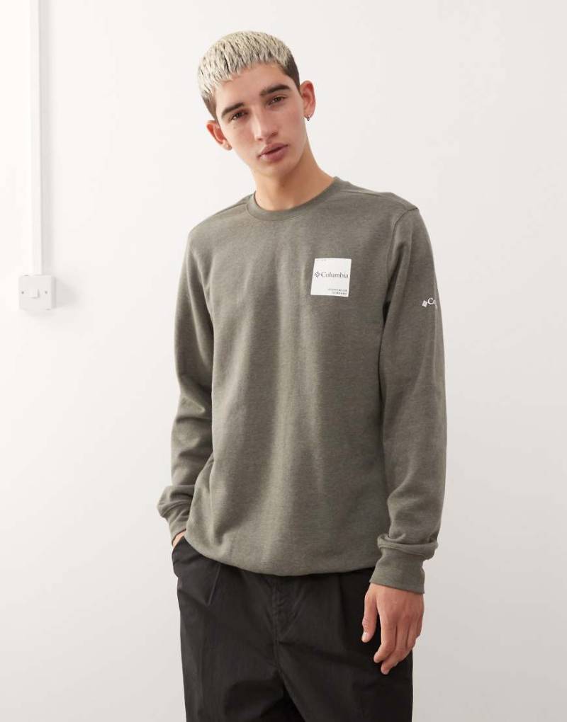 Columbia - Trek - Sweatshirt in Anthrazit mit Rundhalsausschnitt-Grau von Columbia