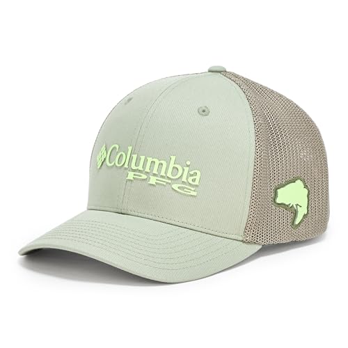 Columbia Uni-Erwachsene PFG Logo Mesh Ball Cap Verschluss, Smokey Sage/Zypresse, X-Large von Columbia