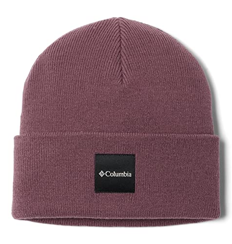 Columbia Unisex-Erwachsene City Trek Heavyweight Beanie Mütze, Violett, One Size von Columbia