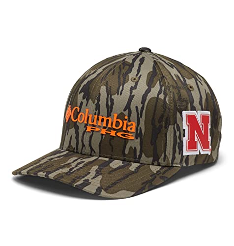 Columbia Unisex-Erwachsene Collegiate PHG Camo Ballcap Cap, Neb – Mossy Oak Bottomland, X-Large von Columbia