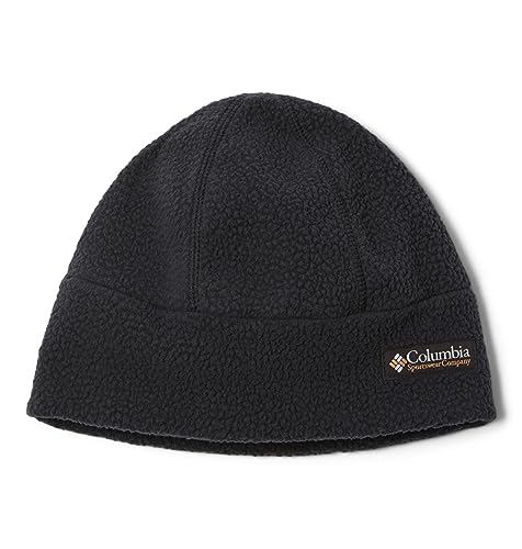 Columbia Unisex-Erwachsene Helvetia Sherpa Beanie Mütze, Schwarz, Small-Medium von Columbia