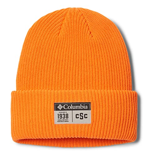 Columbia Unisex-Erwachsene Lost Lager Ii Beanie, Hellorange, Varsity Patch, One Size von Columbia