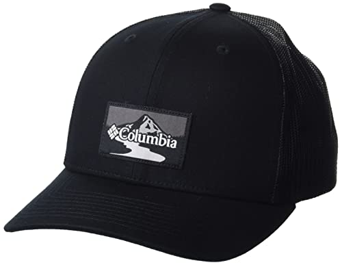 Columbia Unisex-Erwachsene Netz-Schnappverschluss – hoch Cap, Schwarz, Schwarz, Peak2river, One Size von Columbia