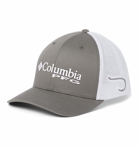 Columbia Unisex-Erwachsene PFG Logo Mesh Ballkappe Cap, Titan, Haken, XX-Large von Columbia