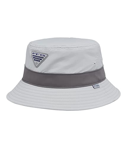 Columbia Unisex-Erwachsene PFG Slack Tide Bucket Hat Fischerhut, Cool Grey/City Grey, Small-Medium von Columbia