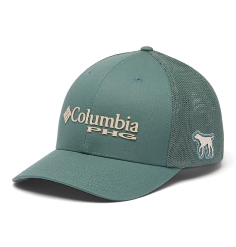 Columbia Unisex-Erwachsene PHG Logo Mesh Ballkappe Baseballkappe, Teich/Hund, XXL von Columbia