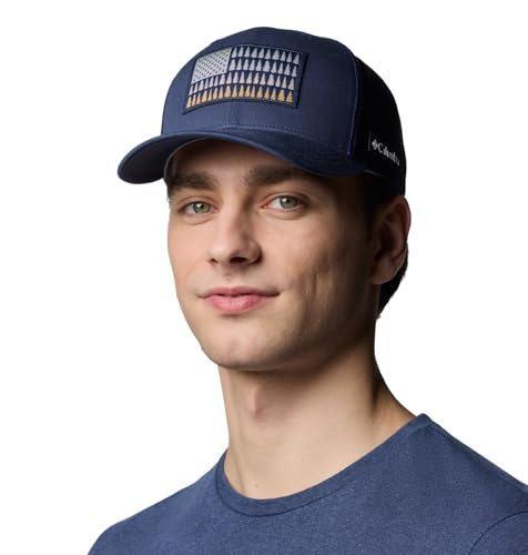 Columbia Unisex-Erwachsene Tree Flag Mesh Snap Back Verschluss, Nachtaktiv/Symbole, Einheitsgröße von Columbia
