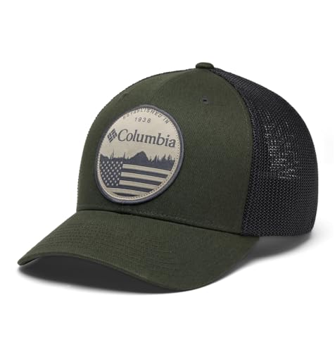 Columbia Unisex Mesh Ball Cap Verschluss, Grünland/Schwarz/Flagge, L/XL Columbia Unisex Mesh Ball Cap Verschluss, Grünland/Schwarz/Flagge, L/XL von Columbia