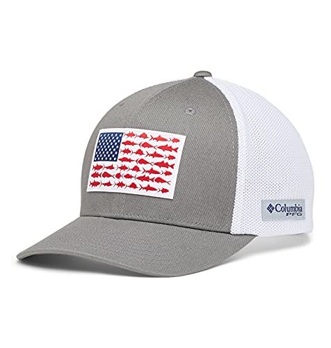Columbia Unisex Mütze, PFG Fish Flag Mesh Ball Cap von Columbia