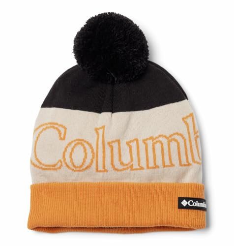Columbia Unisex Polar Powder 2 Beanie Mütze, Schwarz/Dunkler Stein/Sonnenstein, Einheitsgröße Columbia Unisex Polar Powder 2 Beanie Mütze, Schwarz/Dunkler Stein/Sonnenstein, Einheitsgröße von Columbia
