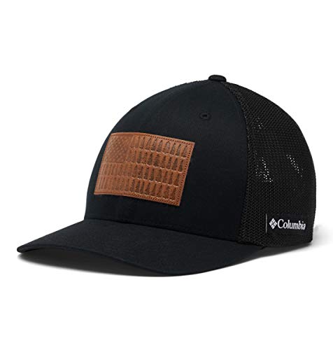 Columbia Unisex Rugged Outdoor Mesh Hat Baseballkappe, Black Tree Flag Patch, L-XL von Columbia