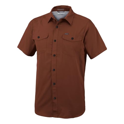 Columbia Utilizer II Solid Short Sleeve Shir Auburn - XXL von Columbia