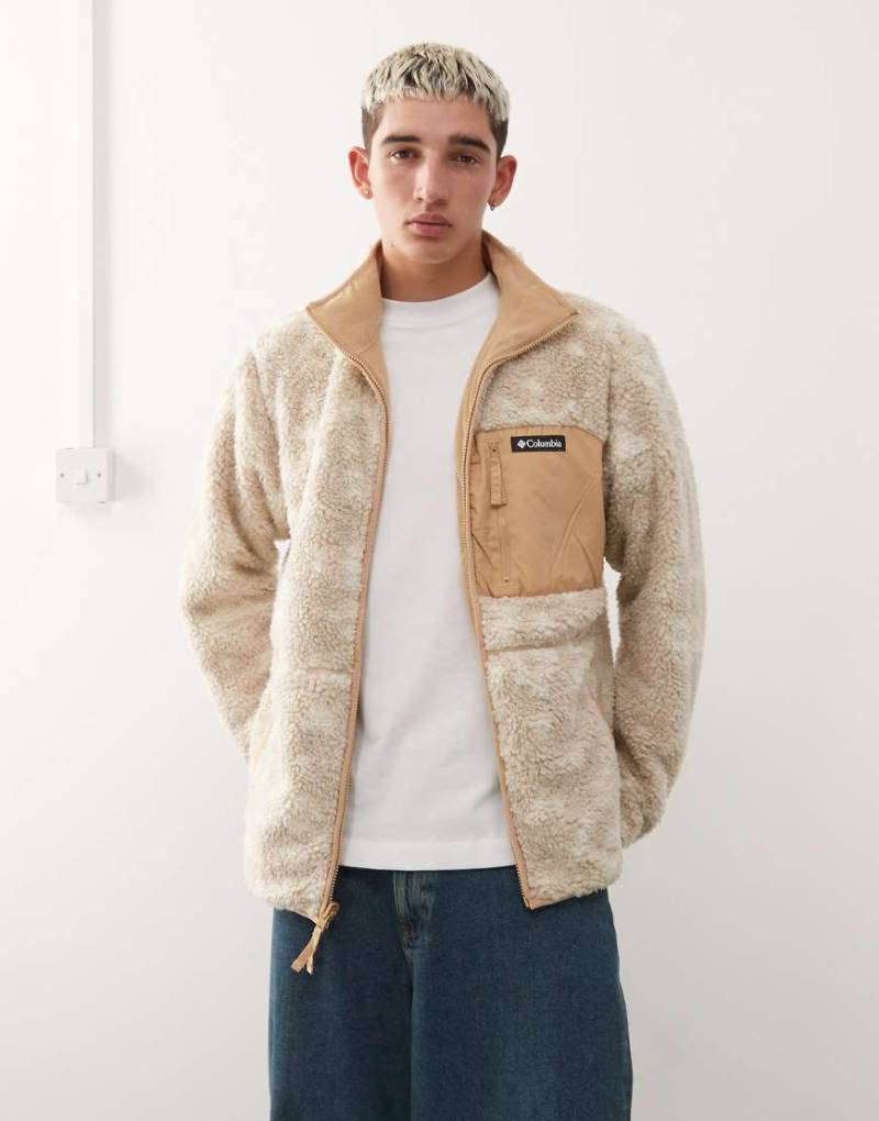 Columbia - Winter Pass - Wende-Fleecejacke in Braun-Brown von Columbia