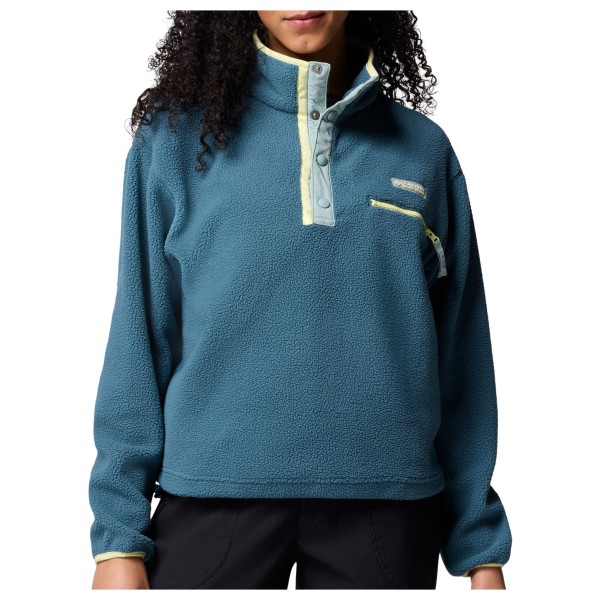 Columbia - Women's Helvetia II Cropped Half Snap Fleece - Fleecepullover Gr L blau von Columbia