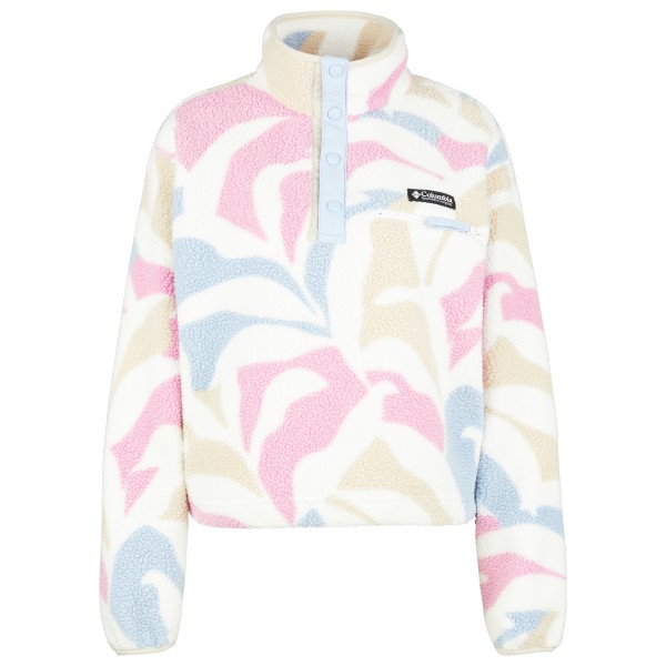 Columbia - Women's Helvetia II Printed Cropped Half Snap - Fleecepullover Gr XL weiß von Columbia
