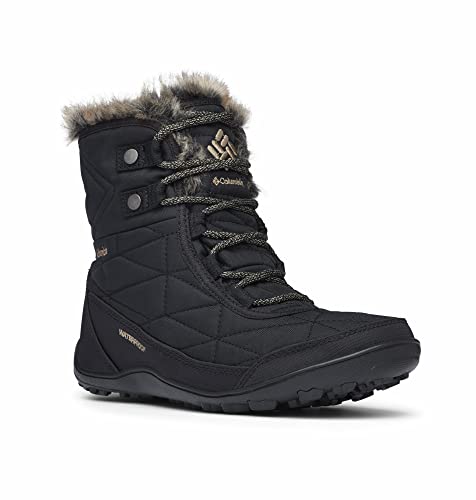 Columbia Women's Minx Shorty III Snow Boot, Black/Pebble, 9 Wide von Columbia