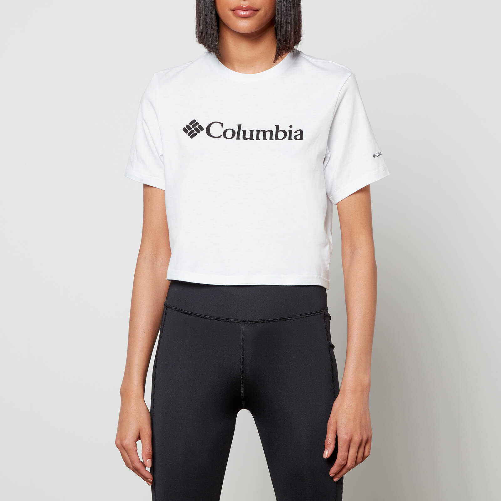 Columbia Women's North Cascades Cropped T-Shirt - White - L von Columbia