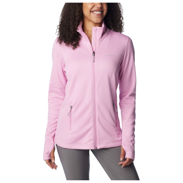 Columbia - Women's Park View Grid Fleece Full Zip - Fleecejacke Gr S rosa von Columbia