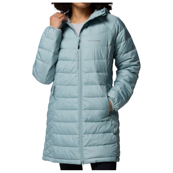 Columbia - Women's Powder Lite II Mid Jacket - Mantel Gr S türkis von Columbia