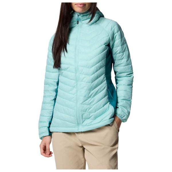 Columbia - Women's Powder Pass II Hybrid Hooded Jacket - Kunstfaserjacke Gr XS blau von Columbia