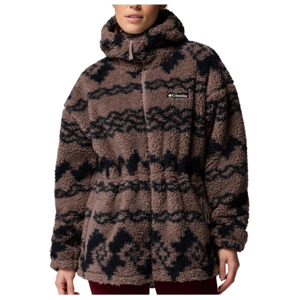 Columbia - Women's Rare Escape Hooded Full Zip - Fleecejacke Gr M braun/schwarz von Columbia