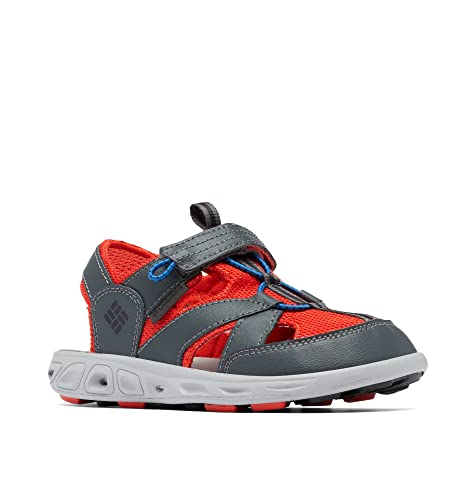 Columbia Youth Techsun Wave Trekkingsandalen für Unisex Kinder, Grau (Dark Grey x Spicy), 36 EU von Columbia