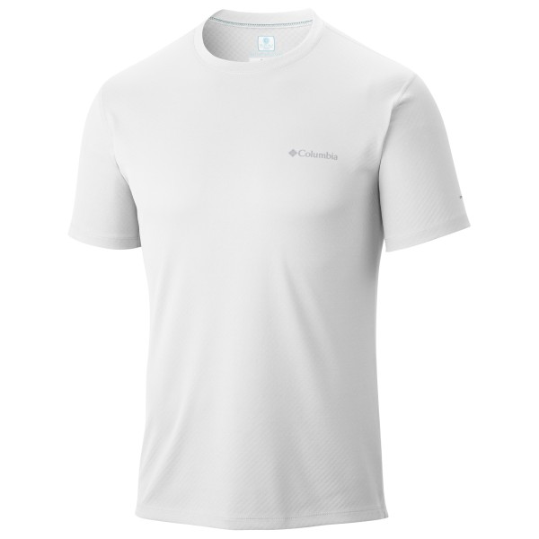 Columbia - Zero Rules Short Sleeve Shirt - T-Shirt Gr M - Regular 27'' weiß von Columbia