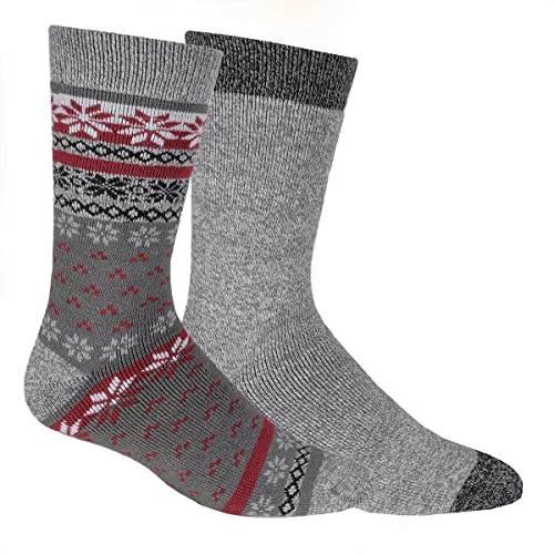 Men's Columbia Medium-Weight Fleece-Lined Thermal Crew Socks von Columbia