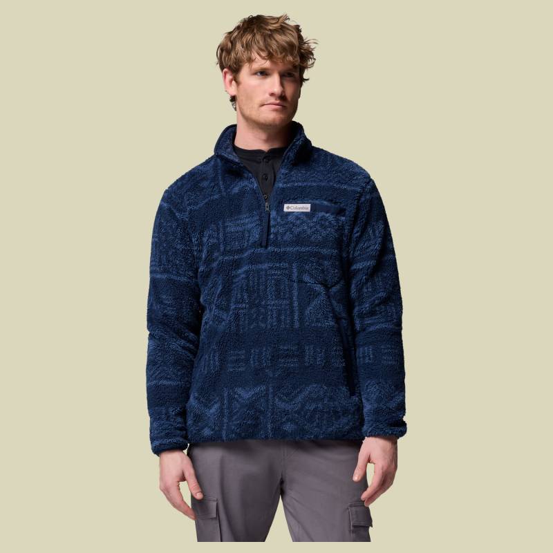 Rugged Ridge High Pile Half Zip Men XL blau - Farbe coll navy deschutes days von Columbia