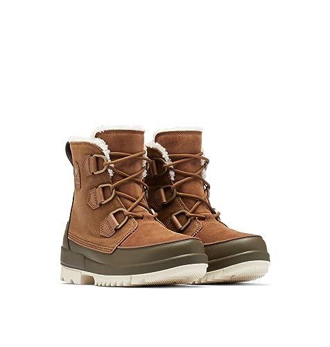 Sorel Torino 2 Waterproof wasserdichte Winterstiefel für Damen, Braun Velvet Tan X Olive Green, 39 EU von Sorel