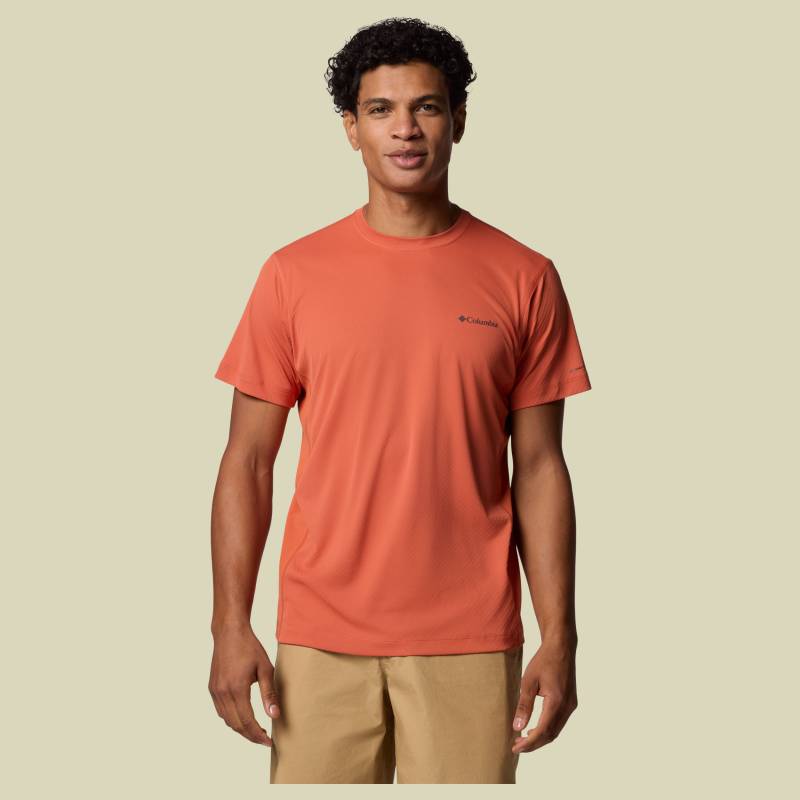 Zero Rules Light SS Crew Men M rot - tuscan von Columbia
