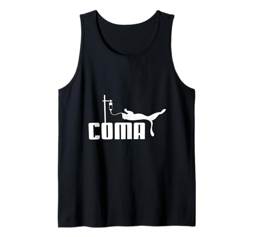 Coma For Men Women Funny Sarcasm Humor Iconic Zitat Tank Top von Coma Funny Sarcasm Humor Iconic Graphic Tee