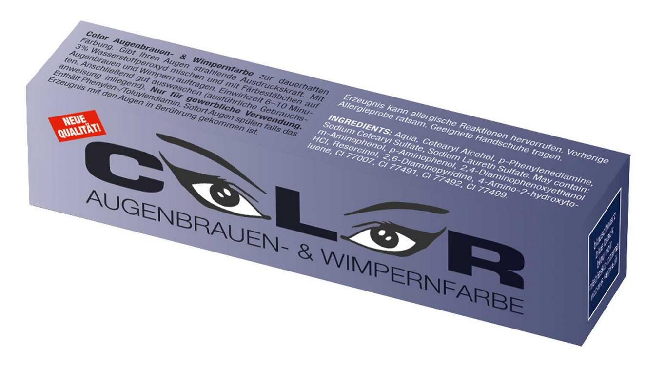 Comair Germany Augenbrauenfarbe Color Color Wimper- und Augenbrauenfarbe blau/schwarz von Comair Germany