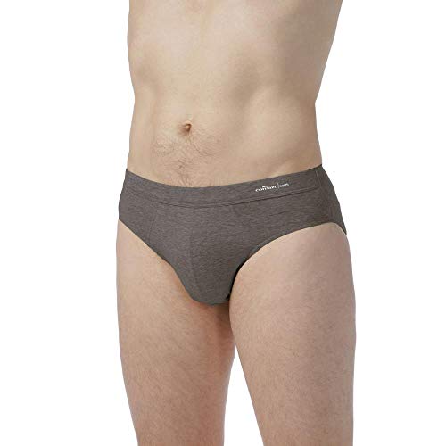 Comazo Earth Herren Slip Bio-Baumwolle, Anthrazit Melange, Gr. 4 von Comazo Earth