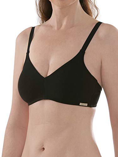 Comazo Soft BH ohne Bügel Earth 10730276401 Gr. 85A in schwarz von Comazo